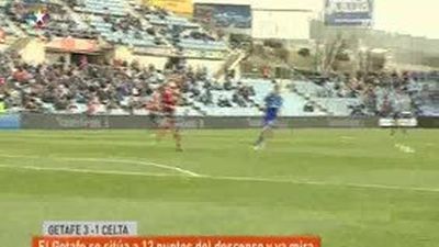 3-1. El Getafe suma otros tres