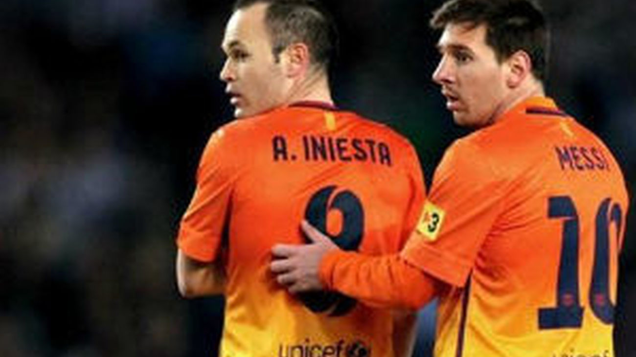 Messi e Iniesta