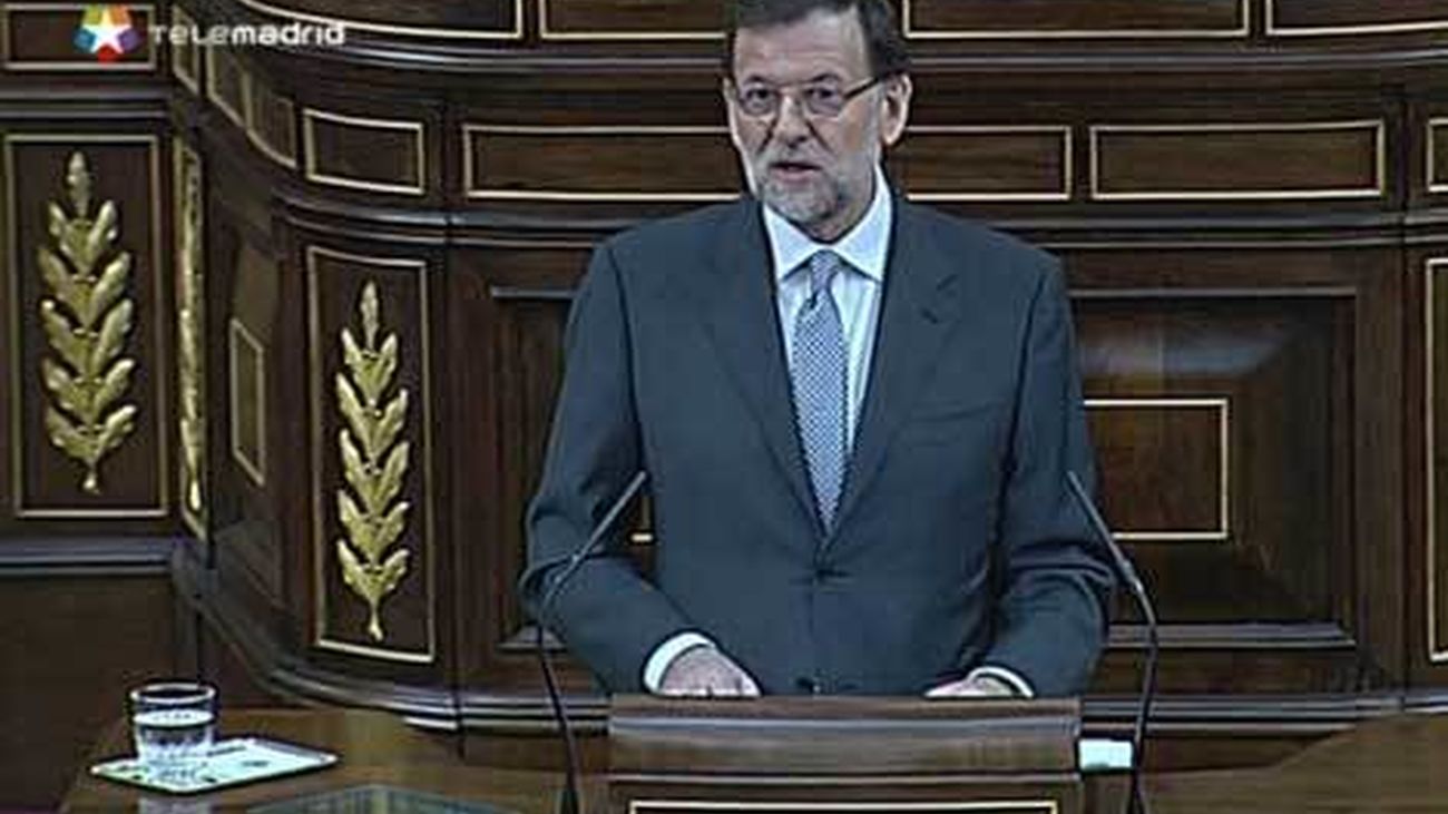 Rajoy avanza que el déficit en 2012 se situó por debajo del 7% del PIB