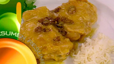 ¿Qué comemos hoy?  Receta: Contramuslos de pollo al curry2