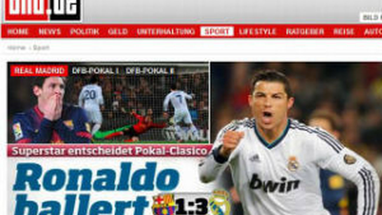 El "show" de Cristiano copa las portadas