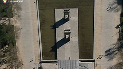 Pintadas en el templo de Debod