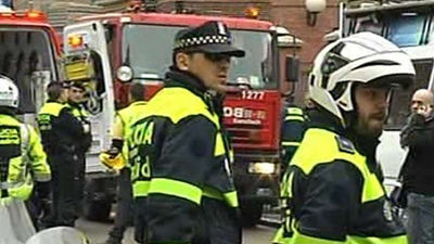 Cinco heridos leves por una pequeña explosión en la clínica en la que está el Rey