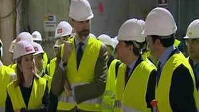 Don Felipe inaugura el túnel que llevará el Metro a 50.000 madrileños en 2015