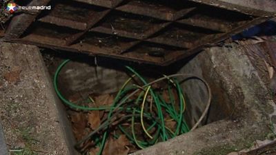 Roban 4.000 metros de cable de cobre en Alpedrete