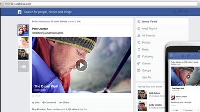 Facebook cambia de "look" para ser más visual