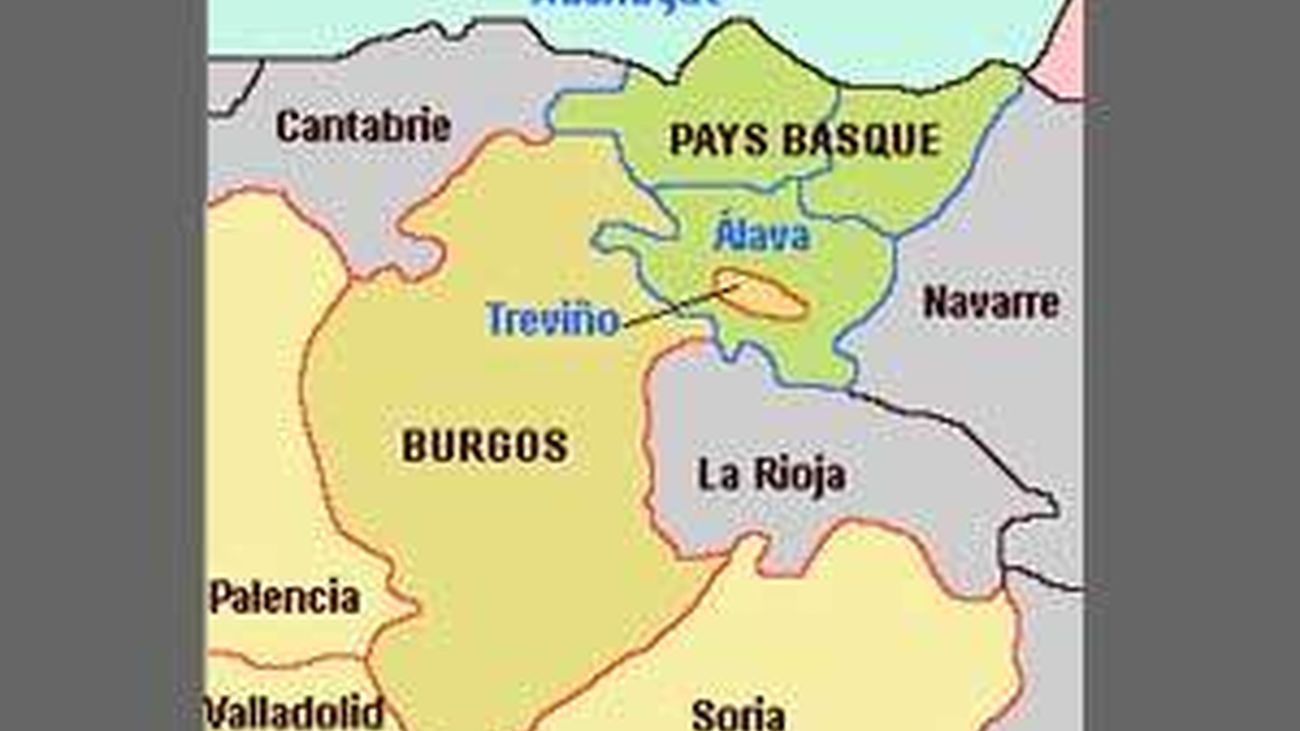 El Condado de Treviño pide segregarse de Burgos y su anexión al País Vasco