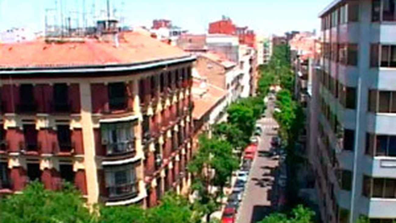 Calle Gonzalo de Córdoba, en pleno Chamberí