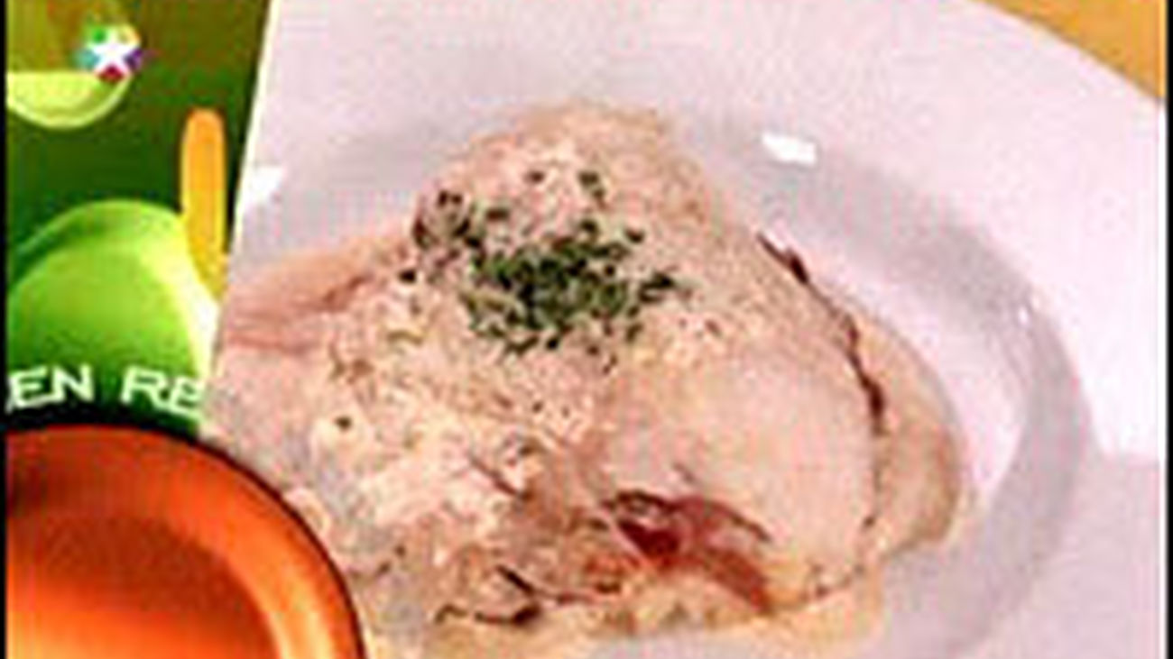 Receta: Merluza al horno con manchego y jamón dulce