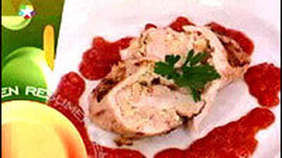 Receta: Pechugas de pollo rellenas de marisco