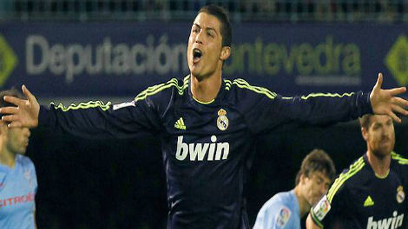 1-2. Un doblete de Cristiano catapulta al Madrid en Balaídos al segundo puesto