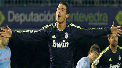 1-2. Un doblete de Cristiano catapulta al Madrid en Balaídos al segundo puesto