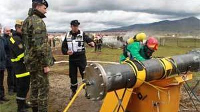 El Príncipe presencia en Segovia el mayor simulacro de catástrofe nacional