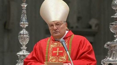 El cardenal decano hace un llamamiento a la unidad en la Iglesia