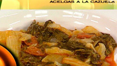 Receta: Acelgas a la cazuela