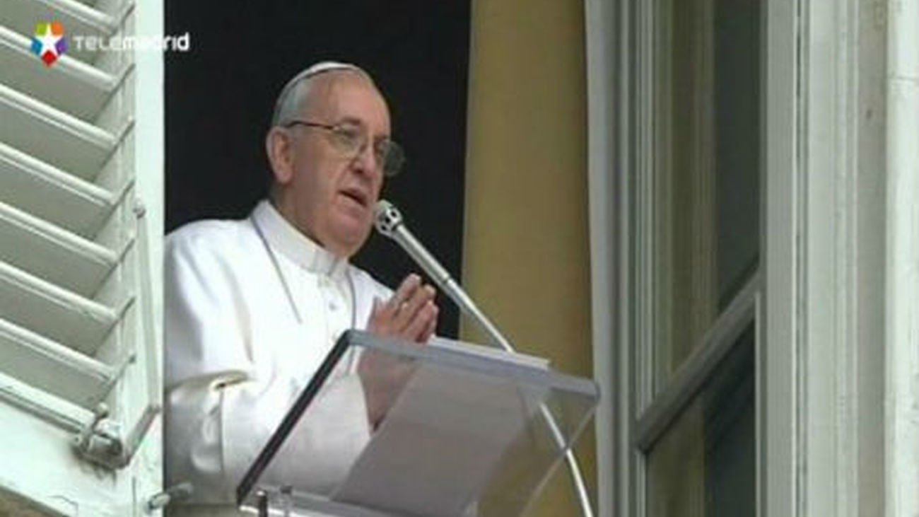 El Papa durante el Ángelus