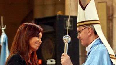 El papa y Cristina Fernández de Kirchner hablaron a solas unos 20 minutos