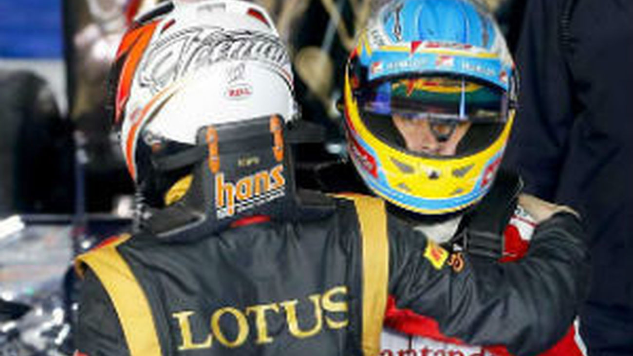 Alonso y Raikkonen