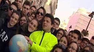 Nacho, un madrileño de 32 años, emprende la vuelta al mundo andando "por el planeta tierra"