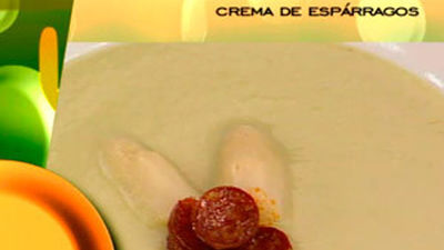 Receta: Crema de espárragos