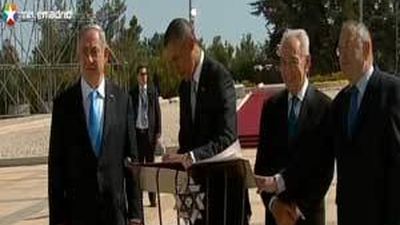 Obama visita la Tumba de Herzl, el Museo del Holocausto y Belén