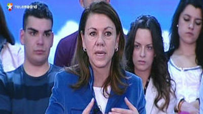 Cospedal destaca que pese a lo ocurrido en Chipre no se ha disparado la prima