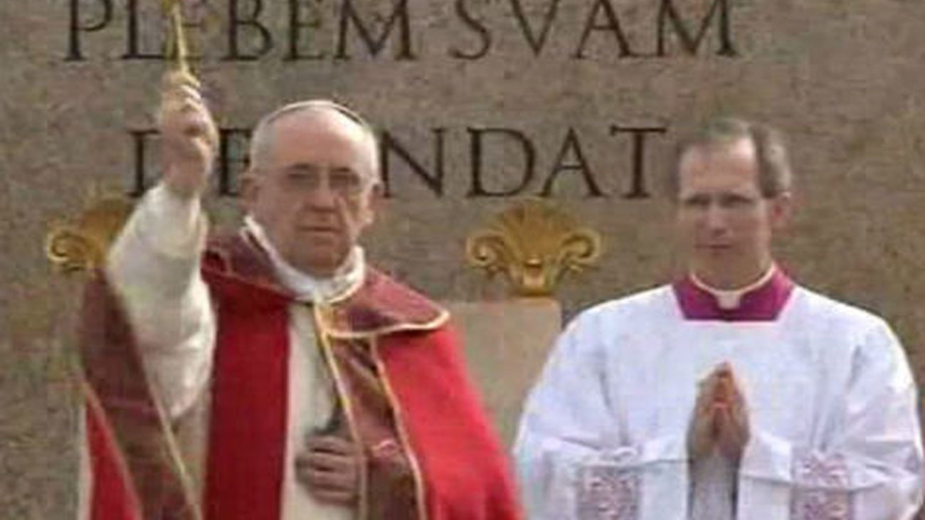 Papa Francisco, Bendición de las Palmas