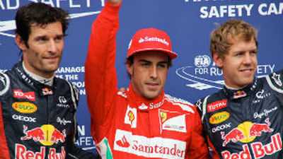 Alonso ironiza sobre la guerra en Red Bull: "No les vuelvo a dejar solos"