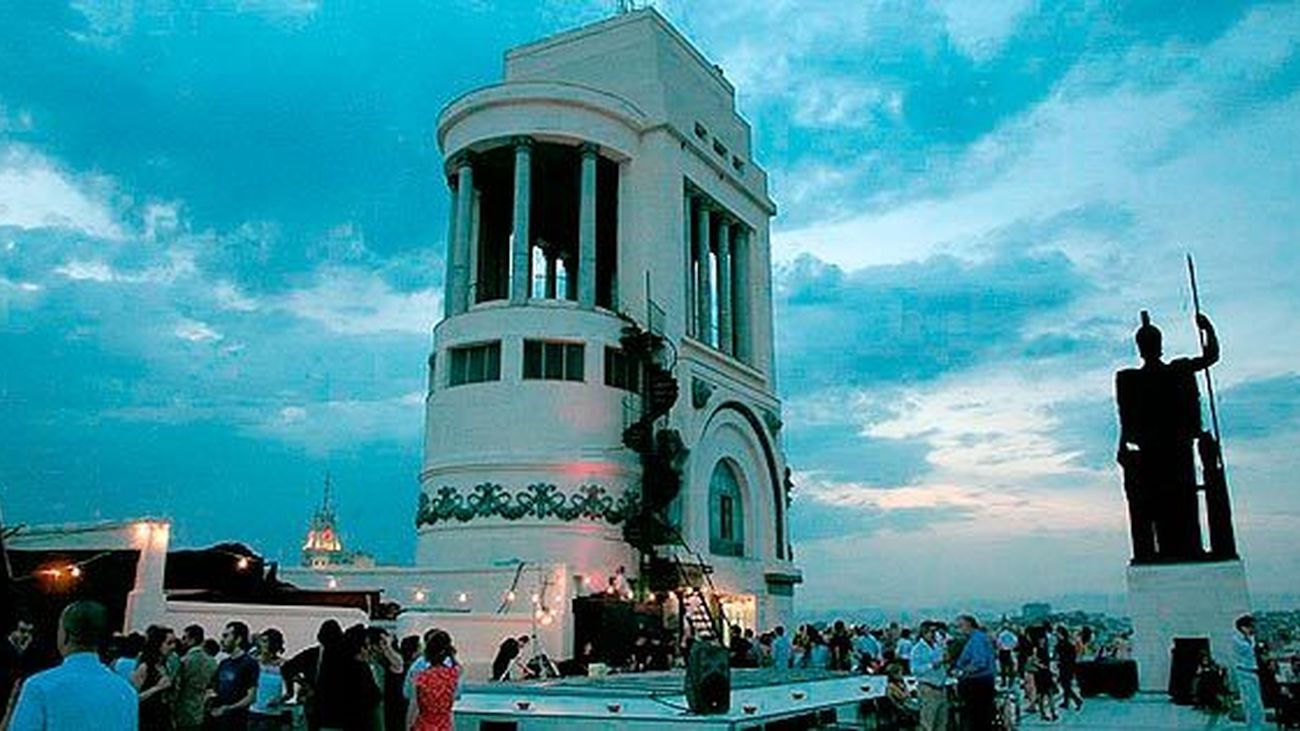 Azotea del Círculo de Bellas Artes, futuro emplazamiento del restaurante "estacional" Tartan