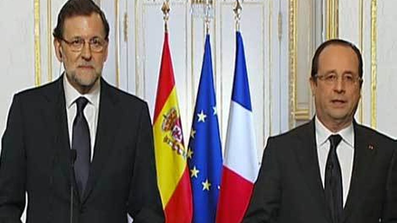 Rajoy y Hollande
