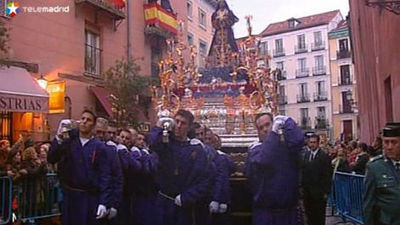 Tres procesiones tomarán el  centro de Madrid para celebrar el Jueves Santo