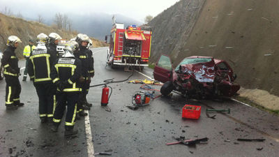 Dos fallecidos y un herido leve en un accidente en la M-608 en Soto del Real