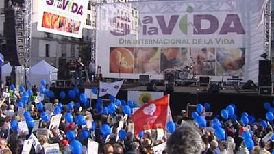 Más de 480 asociaciones "provida" se manifestarán el sábado  en Madrid