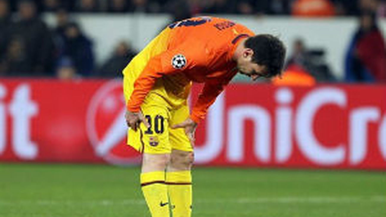 Messi, tres semanas de baja