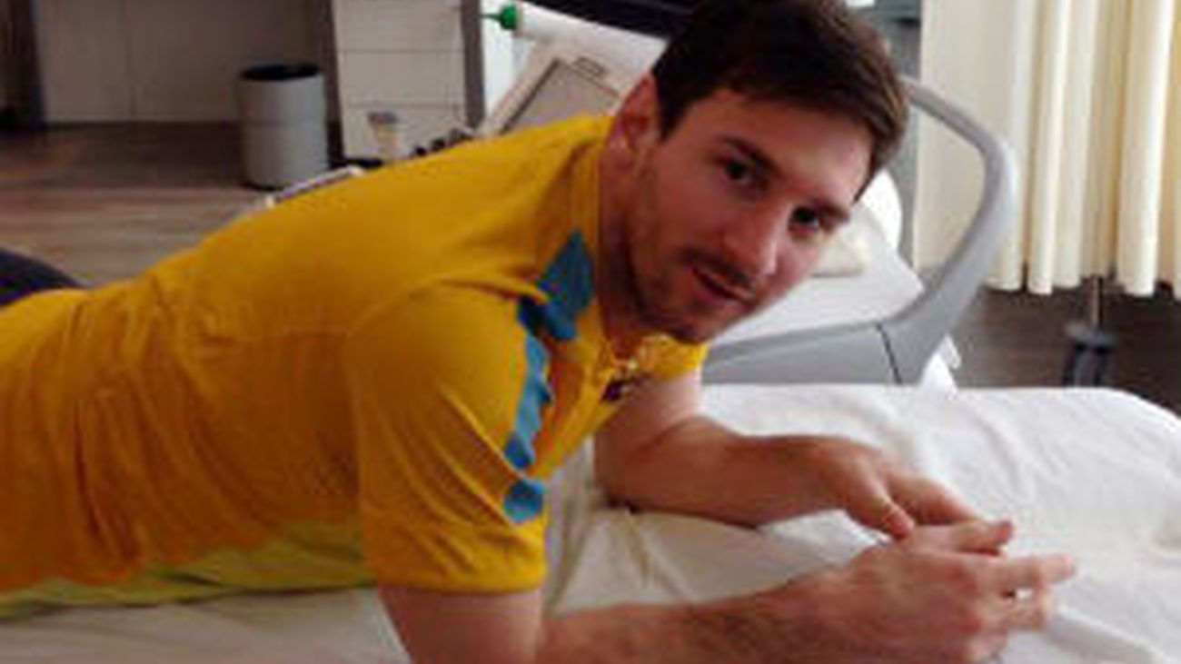 Messi se recuperará al margen del Barça