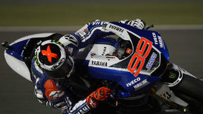 GP Qatar: Pole de Lorenzo por delante de Crutchlow y Pedrosa