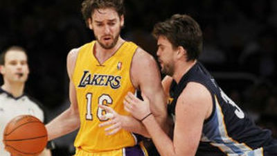 Los Lakers de Pau pueden con los Grizzlies de Marc
