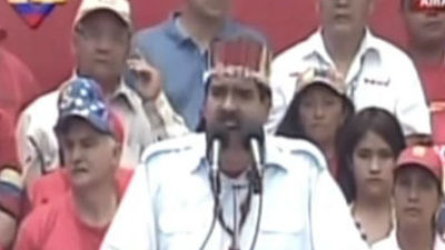 Maduro se burla de Capriles a ritmo de rap