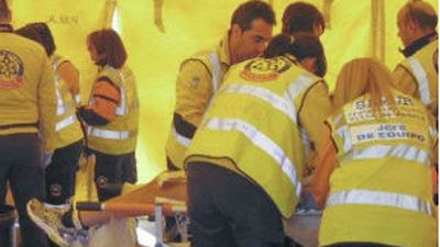 Un toxicómano herido grave tras ser apuñalado por otro en la Plaza de Legazpi