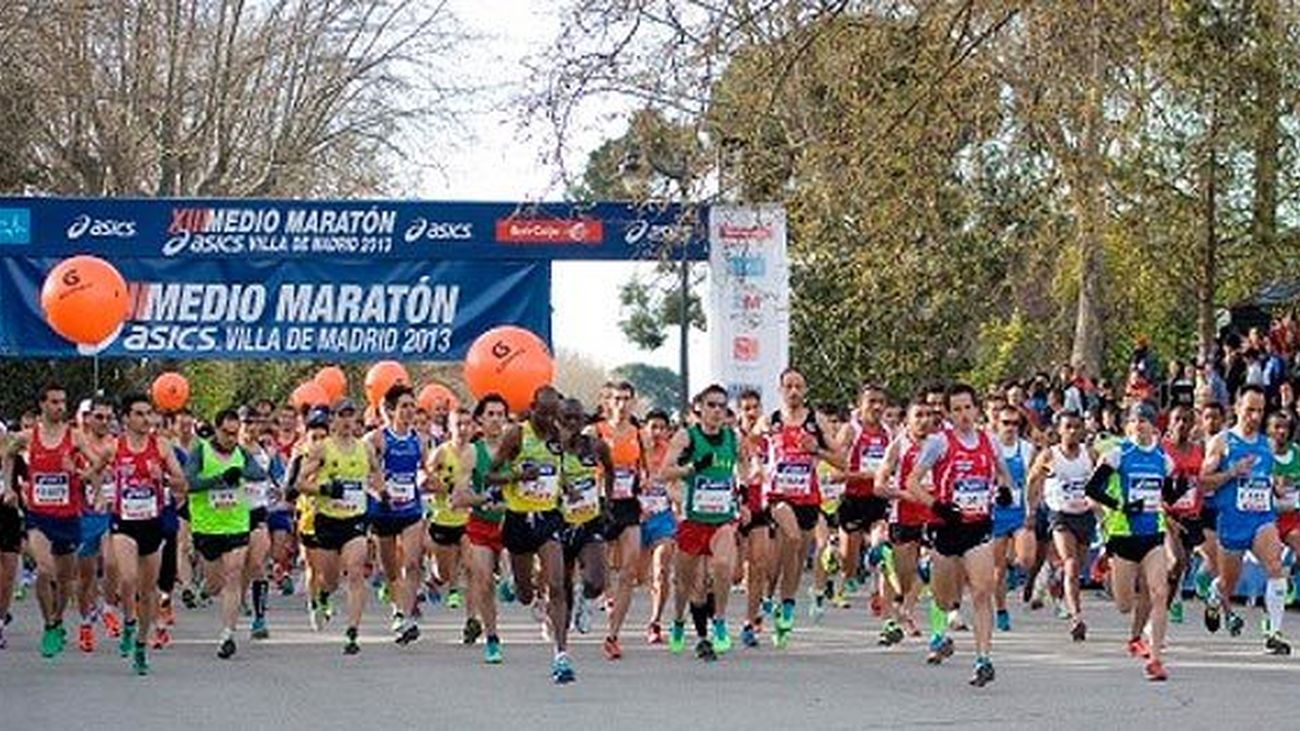 Salida de la prueba senior de la Media Maratón de Madrid 2013