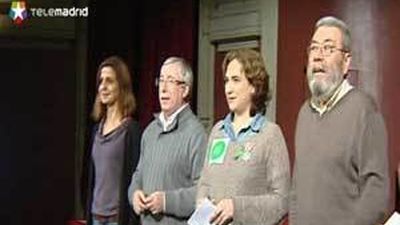 Apoyo sindical a la presión antidesahucios de Colau