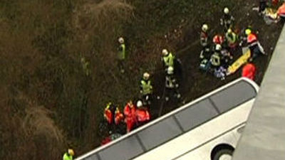 Mueren 5 personas en un accidente de autobús con jóvenes rusos y ucranianos