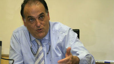 Tebas: "Barça y Espanyol no jugarían la Liga si se independiza Catalunya"