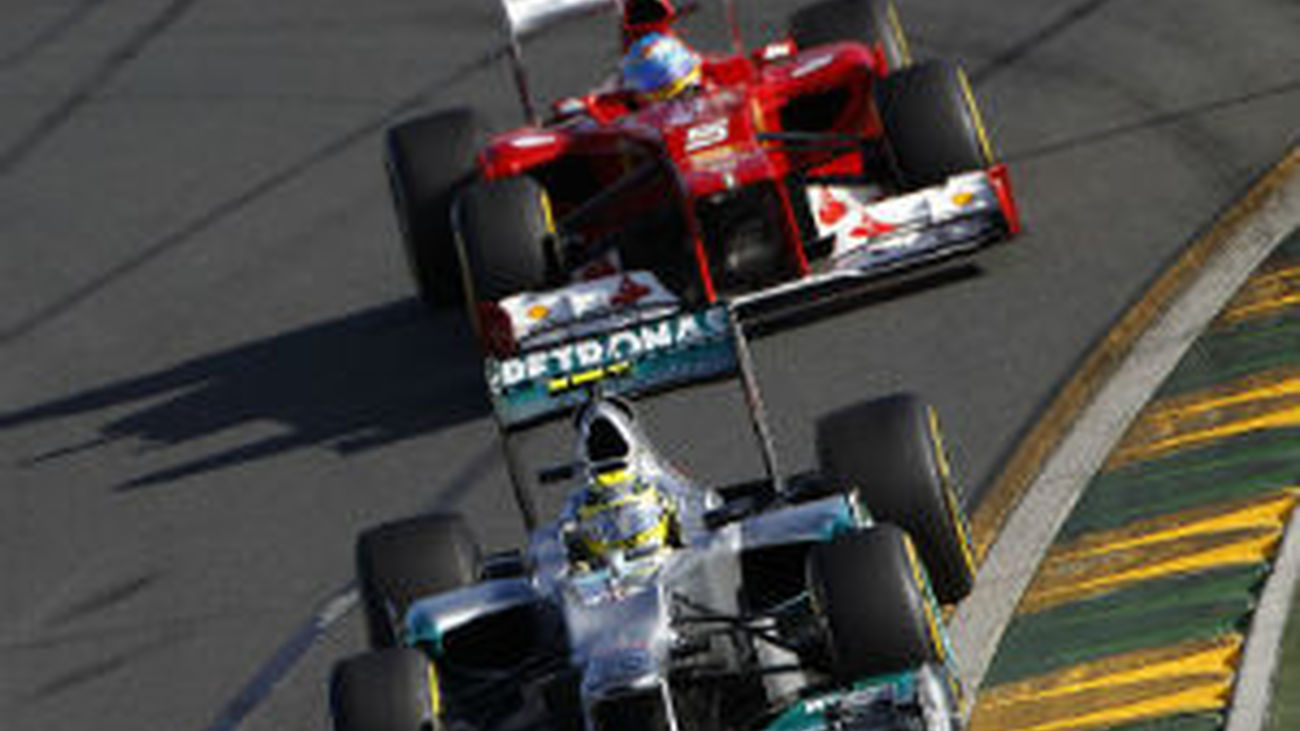 Fernando Alonso y Rosberg