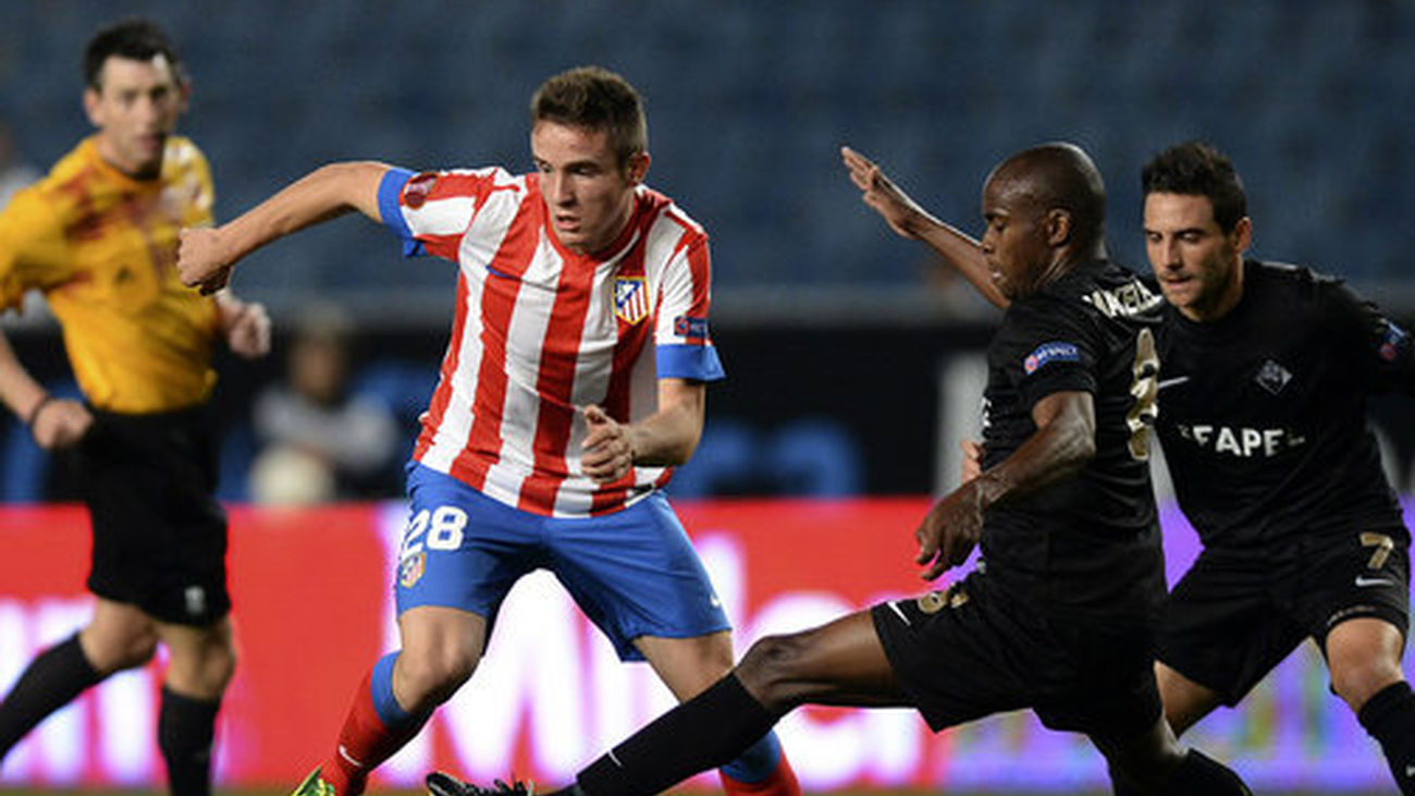 Saúl: "Doy las gracias a Simeone por la confianza que ha depositado en mí"