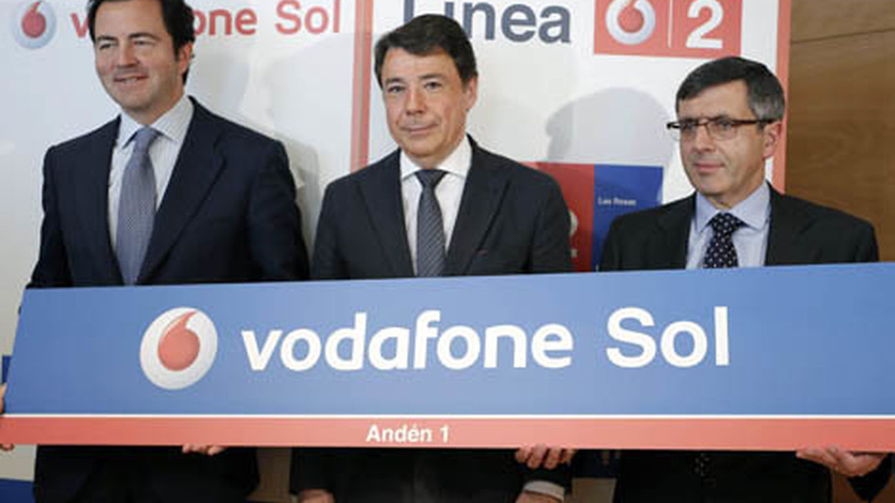 La Línea 2 y Sol pasarán a llamarse Vodafone