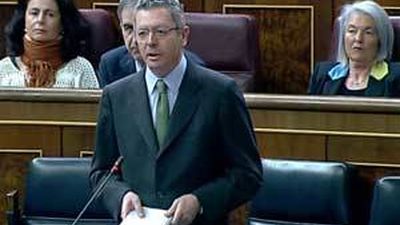 Gallardón: "Ninguna mujer irá a la cárcel con la nueva ley del aborto"