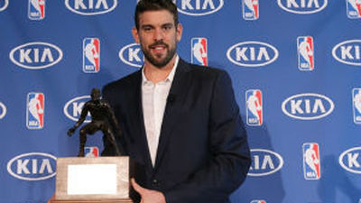 Marc Gasol, 'Jugador defensivo del año' de la NBA