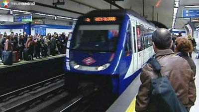 Metro cifra en un 41% el seguimiento de los paros  parciales en Metro