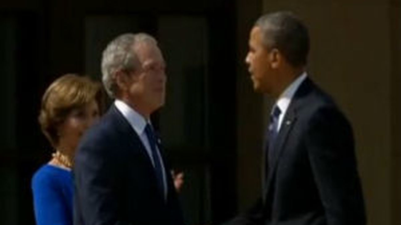 Obama y Bush